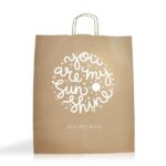 Saco papel kraft 100g/m2 42X49X16cm Kraft12 - Image 2