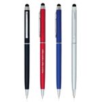 Esferográfica em plástico, com touch e clip em metal Bric - Image 2