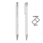 Esferográfica em alumínio, aborrachada Starer