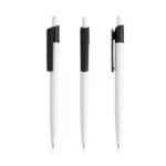 Esferográfica em ABS reciclado, clip colorido Recyclip