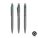 Esferográfica em alumínio reciclado, detalhe colorido Alur - Image 2