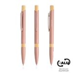 Esferográfica em alumínio reciclado, detalhes em bambu Bulu - Image 2