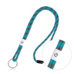 Lanyard tubular em terylene com ajuste e argola Poley - Image 2