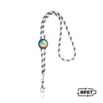 Lanyard tubular em RPET, ajustável Ecoyard - Image 2