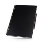 Bloco infinito A5 com esferográfica e pano de limpeza Infiwords