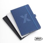 Bloco A5 em RPET com suporte para esferográfica RNote - Image 2