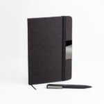 Conjunto bloco A5 em RPET e esferográfica Set Proust - Image 2