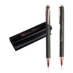 Conjunto de esferográfica e lapiseira em metal, estojo de oferta Writz Set - Image 2