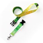 Lanyard com mosquetão, fivela clic-clac e fecho de segurança Sublisafe Clac - Image 2