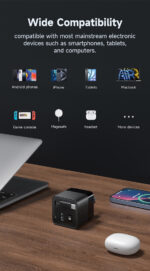 Carregador Gan Mendoza com Cabo Retráculo de Vitamina 65W urbana - Image 7