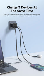 Carregador Gan Mendoza com Cabo Retráculo de Vitamina 65W urbana - Image 5