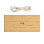 Despertador de bambu com carregador sem fio de 5W - Image 7