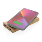 Powerbank sem fio de bambu de 5W 8.000 mAh - Image 3