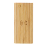 Powerbank sem fio de bambu de 5W 8.000 mAh - Image 5