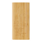 Powerbank sem fio de bambu de 5W 8.000 mAh - Image 6