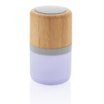 Alto-falante de bambu 3W com mudança de luz - Image 6