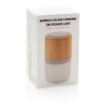 Alto-falante de bambu 3W com mudança de luz - Image 12