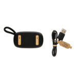 Fones de ouvido RCS de plástico reciclado e bambu TWS - Image 4