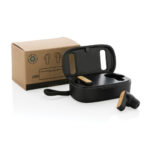 Fones de ouvido RCS de plástico reciclado e bambu TWS - Image 10