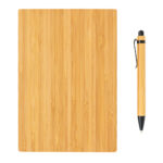 Conjunto de caderno e caneta de bambu A5 - Image 5
