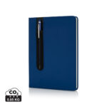 Notebook A5 PU básico com caneta touch - Image 9