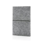 Caderno A5 com capa mole de feltro reciclado certificado pela GRS - Image 11