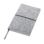 Caderno A5 com capa mole de feltro reciclado certificado pela GRS - Image 12