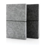Caderno A5 com capa mole de feltro reciclado certificado pela GRS - Image 15