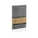 Caderno A5 com capa mole de feltro reciclado certificado pela GRS - Image 21