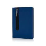 Notebook A5 PU básico com caneta touch - Image 10