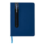 Notebook A5 PU básico com caneta touch - Image 12
