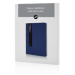 Notebook A5 PU básico com caneta touch - Image 13