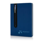Notebook A5 PU básico com caneta touch - Image 14