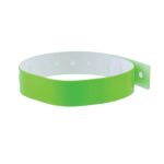 Pulseira de identificação inviolável fluorescente em vinil Oldye
