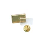 Pin-15 dourado retangular (21x13mm) PIN-15 UV - Image 2