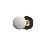 Crachá de 25mm com pin dourado, personalizado Badge pin 25 Golden